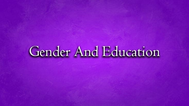 Gender and Education